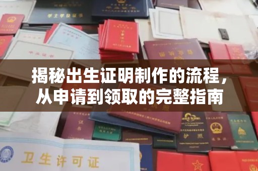 金门揭秘出生证明制作的流程，从申请到领取的完整指南