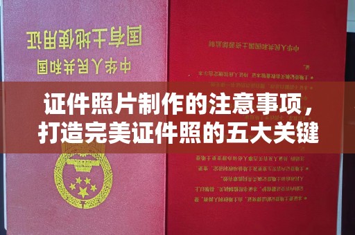 金门证件照片制作的注意事项，打造完美证件照的五大关键点